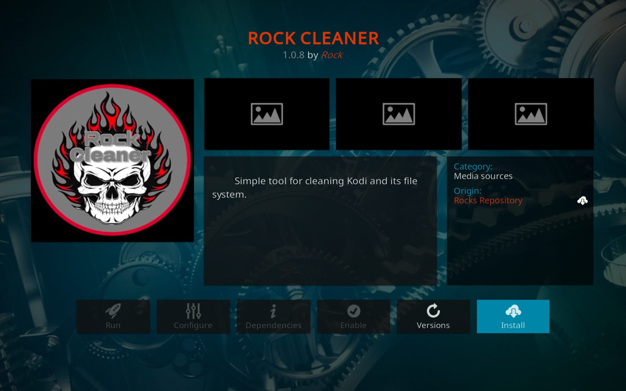 How to Fix Playback Failed on Kodi for MacBook? 17 Install_Rock_Cleaner