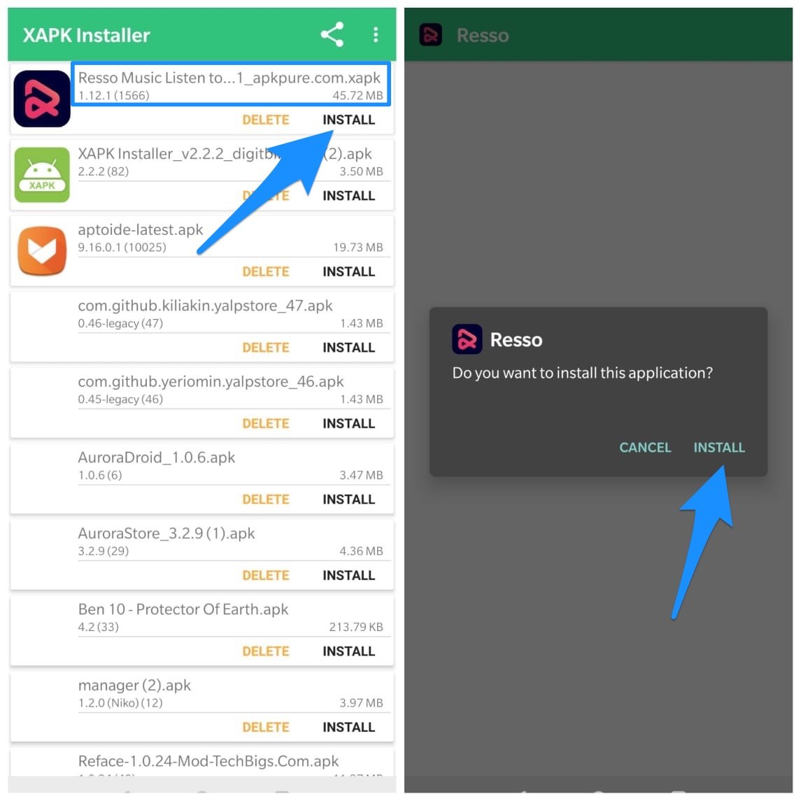 Install XAPK File
