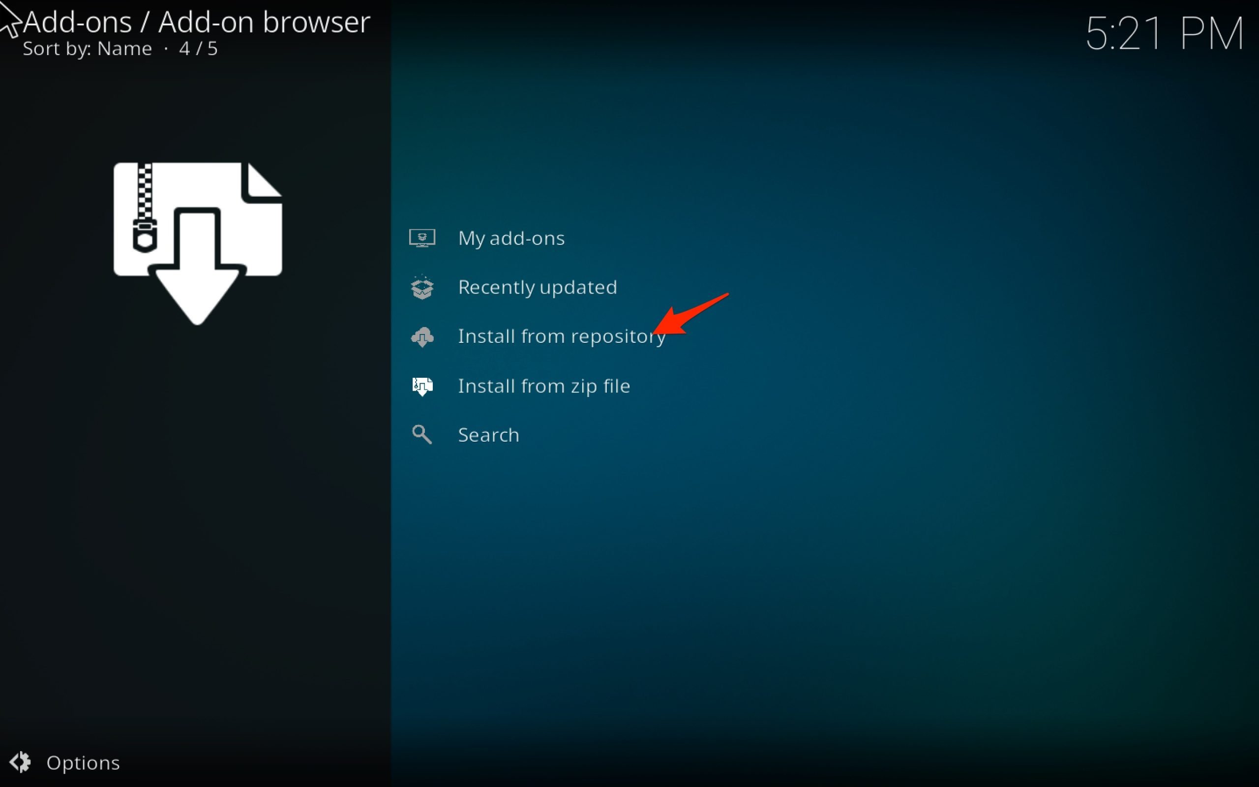 How to Fix Playback Failed on Kodi for MacBook? 14 Install_from_repository