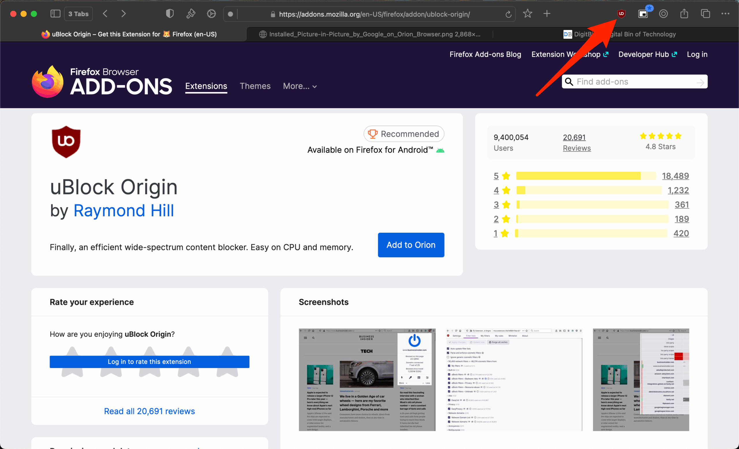 Install Both Chrome & Firefox Extensions in One Browser — I Found the Solution 7 Installed uBlock Origin, and it functioned perfectly