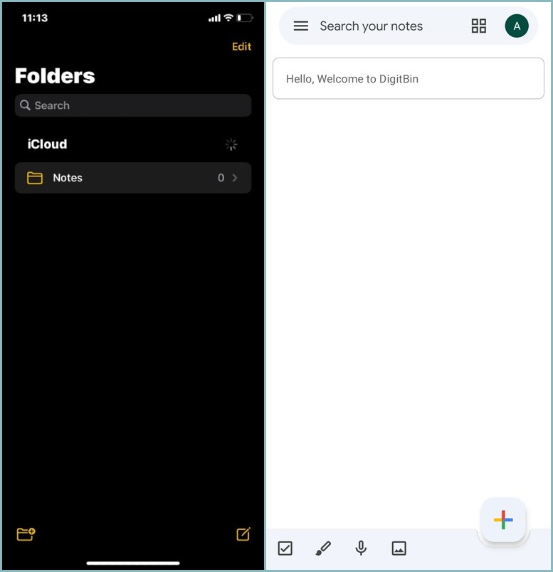Apple Notes vs Google Keep: Which is the Best Note Service? 2 Interface