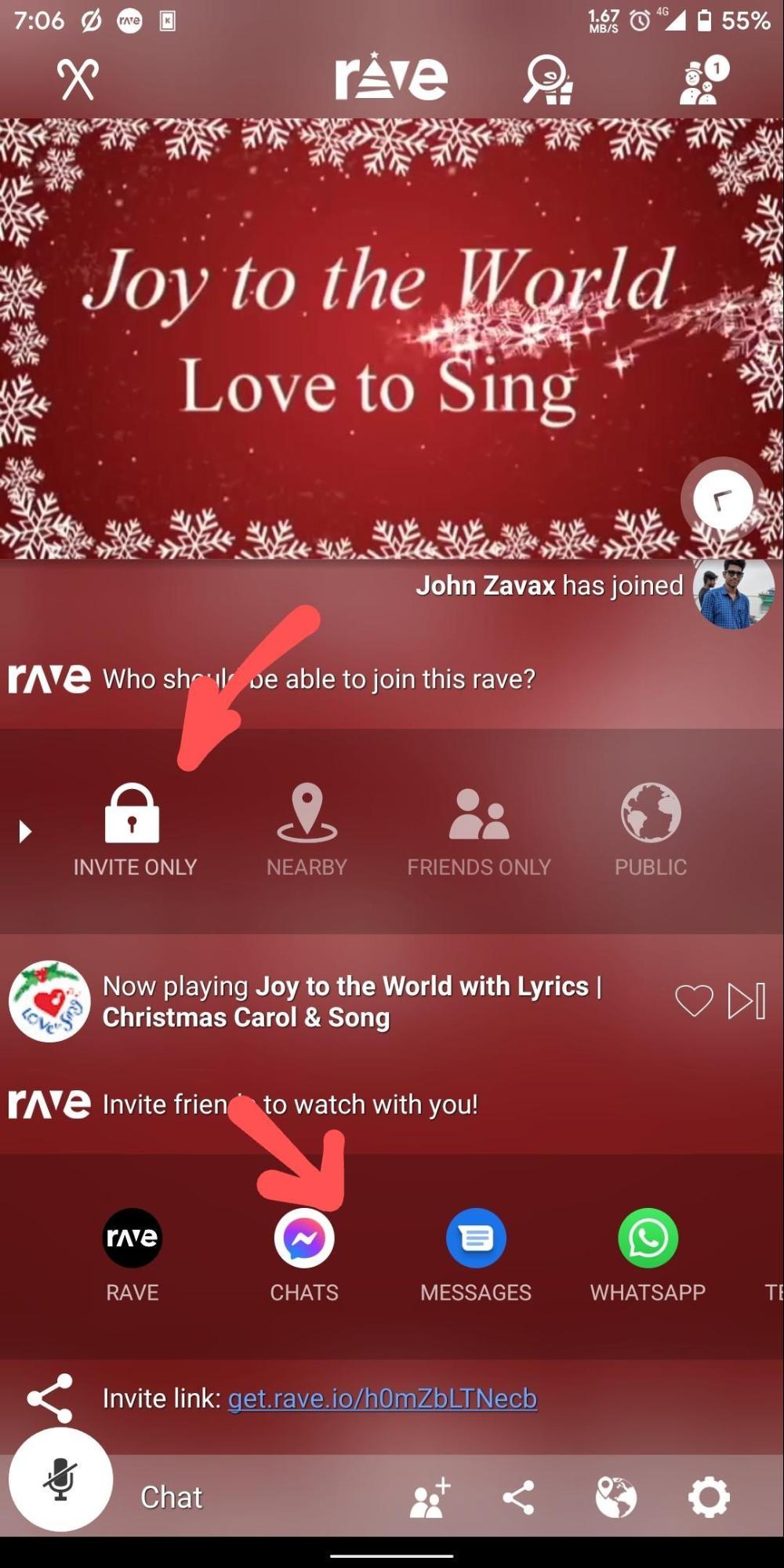 How to Use Netflix Party on Android and iPhone using Rave App? 6 Invite Friends to Rave