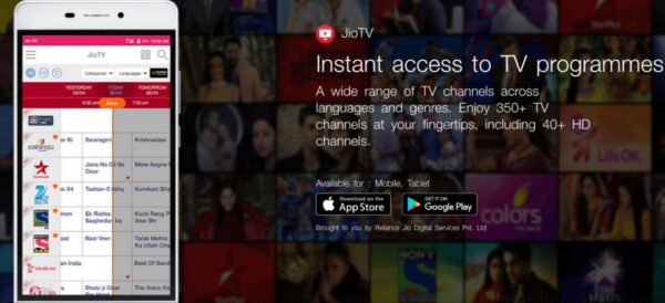 JioTV Web for PC