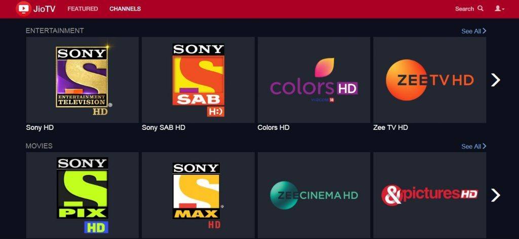 Use JioTV Web Version on Laptop or PC 3 JioTV on Chrome Browser