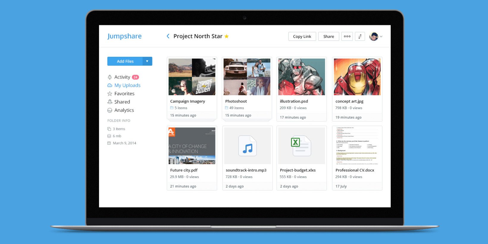 Best Free Cloud Storage & File Hosting Services 9 Jumpshare