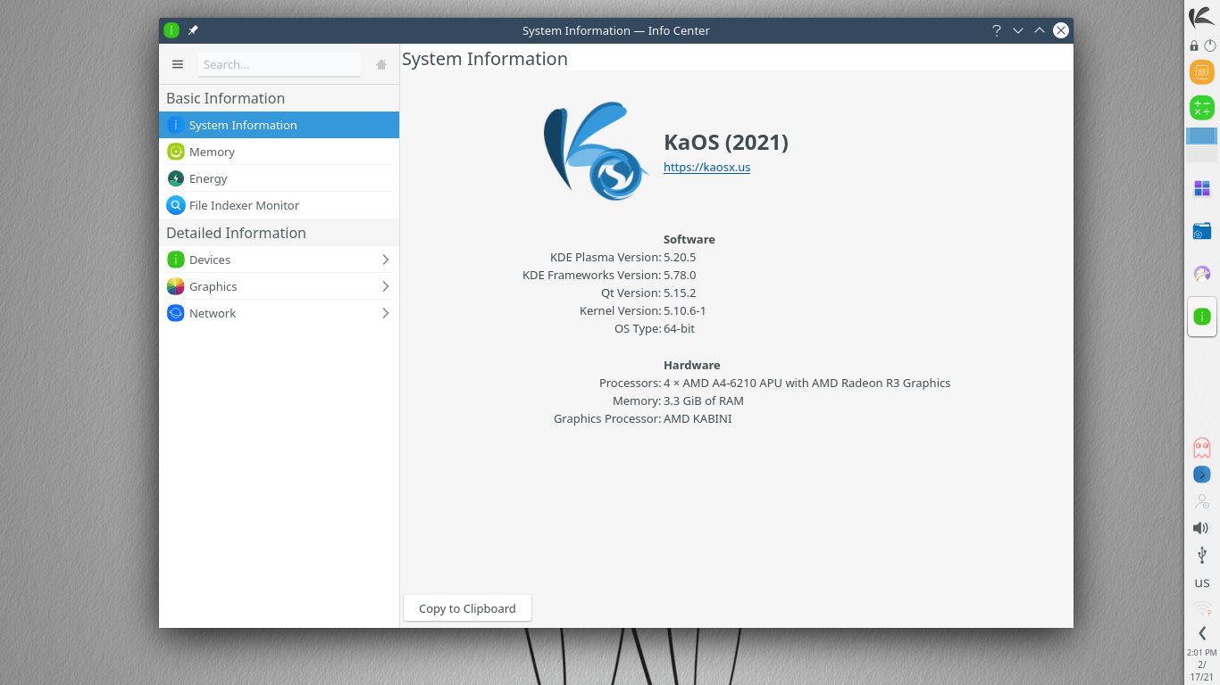 Best Linux Distributions for KDE Plasma 5 11 KaOS Hardware Information