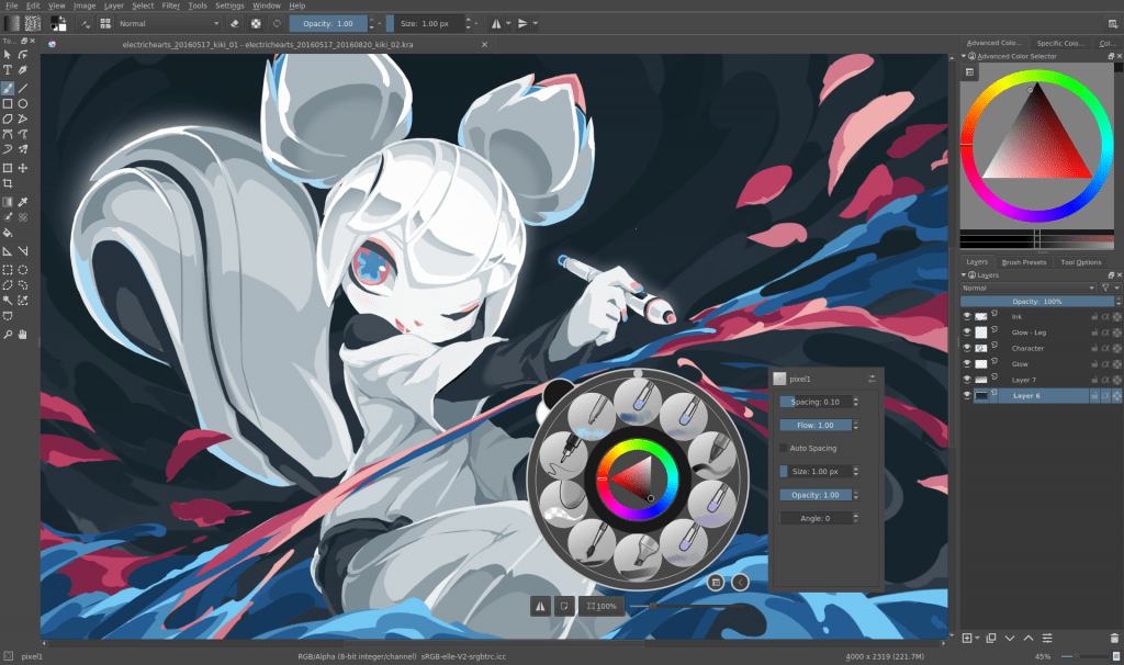 Top Best Procreate Alternatives for Windows 3 Krita