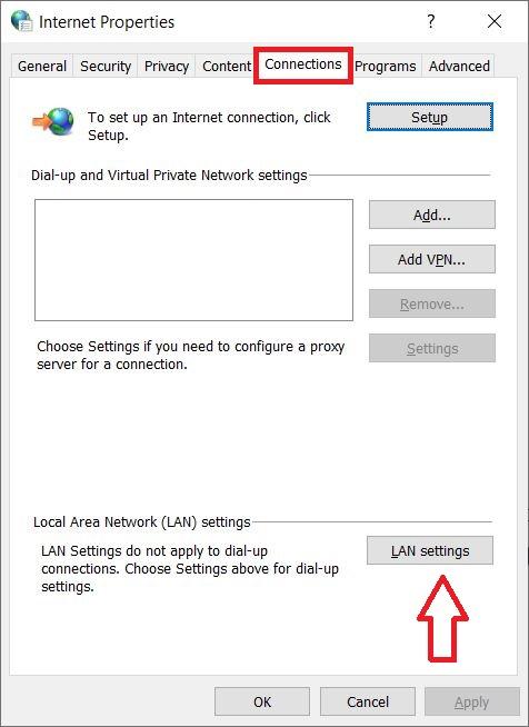 Fix “err_tunnel_connection_failed” in Chrome 3 LAN Connections