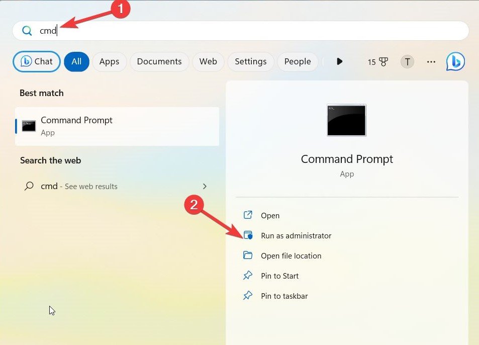 How to Check Hard Drive Health on Windows 11 2 Launch command prompt in administrator mode