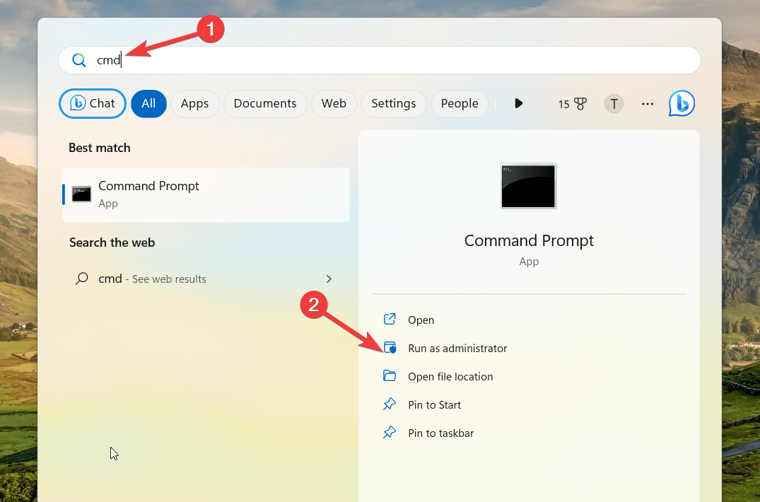 How to Add a Guest Account in Windows 11 11 Launch command prompt in administrator mode