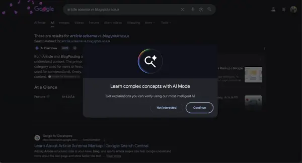 Learn complex concepts with AI mode