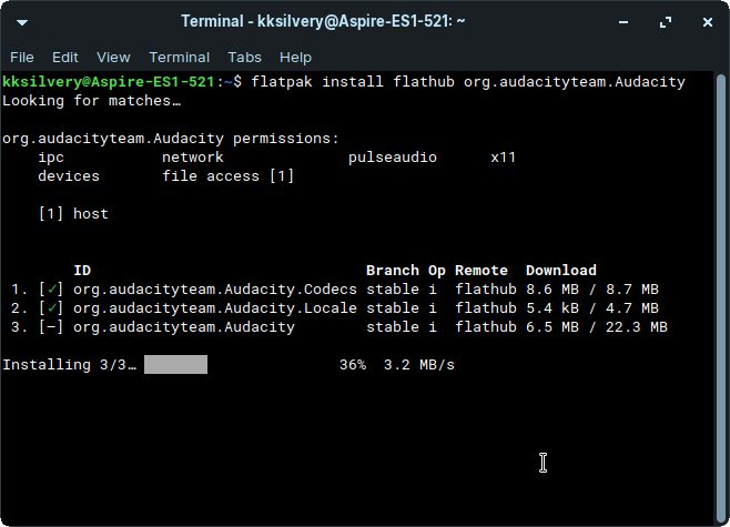 How to Install Flatpak Programs on Linux? 9 Let the Terminal fetch the package data and install it