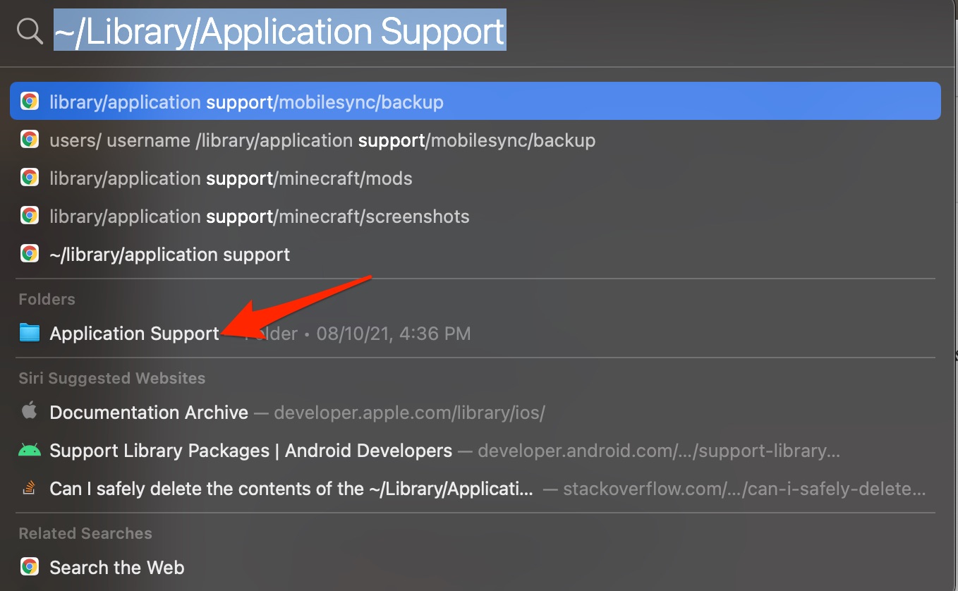 How to Fix Google Chrome Not Saving Passwords on PC? 22 ~/Library/Application Support