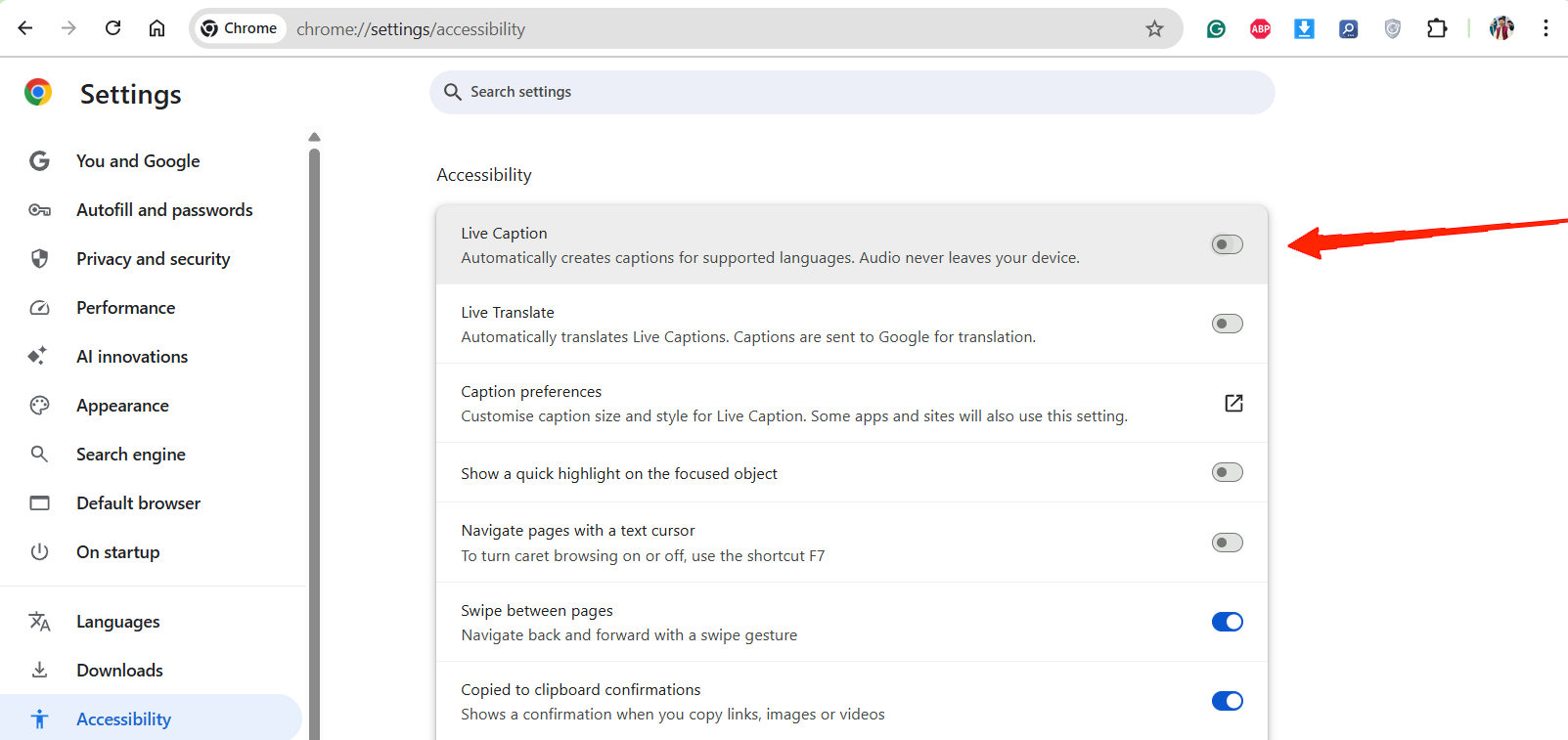 7 Hidden Features of Chrome Only Smart People Know 7 Live Caption for Any Video
