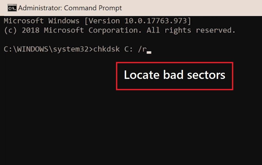 Locate Bad Sectors