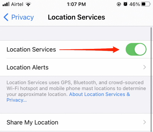 How to Fix Google Maps Showing Wrong GPS on iPhone? 4 Check Location permissions