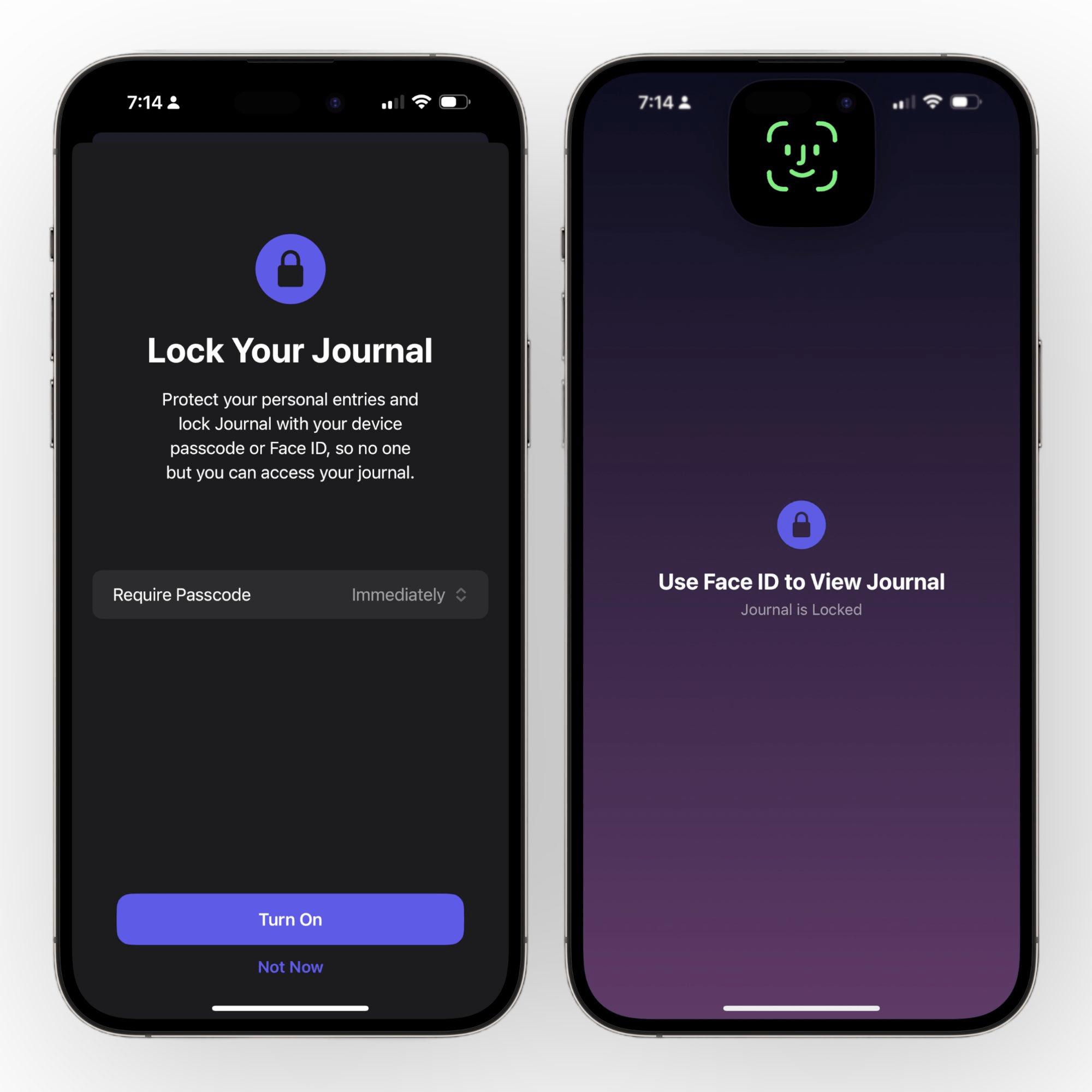 How to Use the Journal App on iPhone 9 Lock Journal App