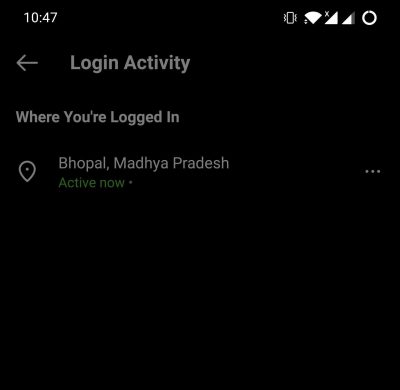 Instagram Login Activity Shows the Wrong Location or Device, Is my Account Hacked? 6 Login Activity History
