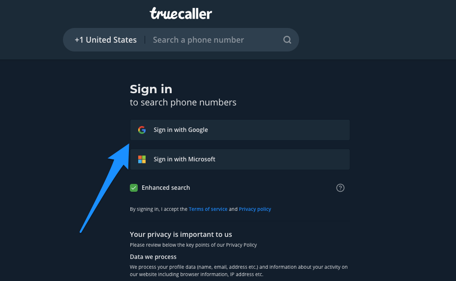 How to Find Who Called You? 3 Login_with_Gmail