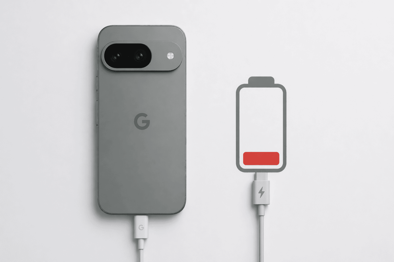 Low battery on pixel device