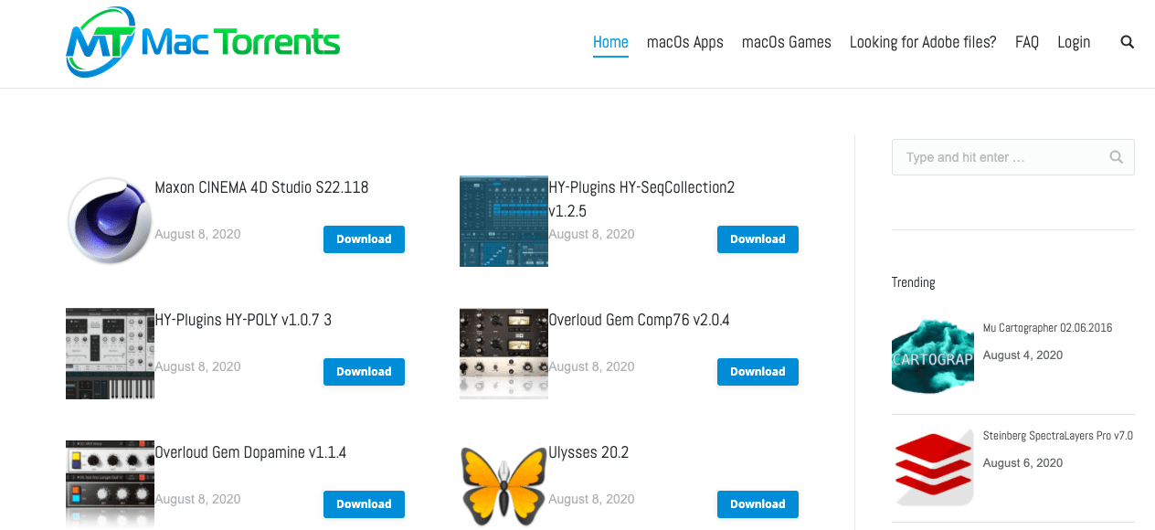 10 Best Torrent Websites for macOS: Downloads Apps 2 Mac Torrents
