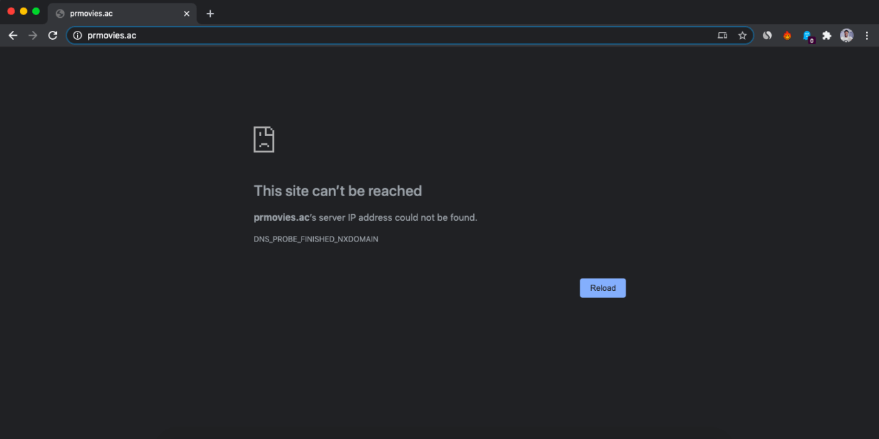 Fix 'This Site Can't Be Reached' Error on Mac? 1 Macbook This Site Can't Be Reached Fix