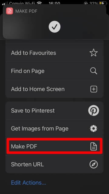 Best Useful Siri iOS Shortcuts to Boost Mobile Experience 13 Make PDF
