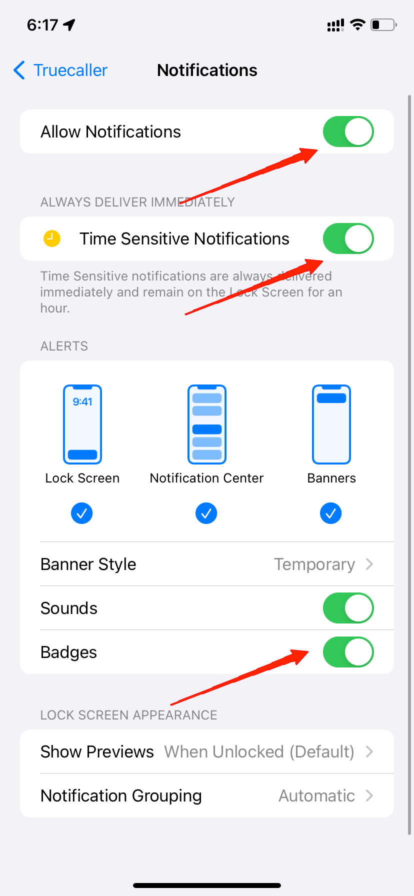 How to Fix Truecaller Not Showing Names for Incoming Call on iPhone 9 Make-sure-you-have-enabled-all-the-notification-preferences