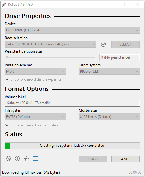 Enjoy Linux OS without Installing in PC Using Bootable USB Drive 10 Make Bootable USB Drive - 9