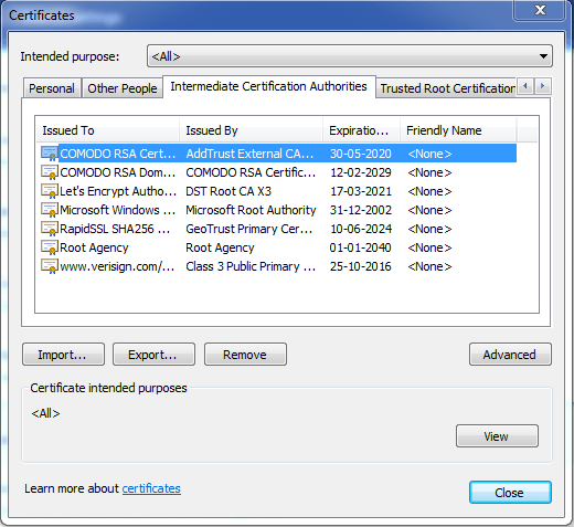 Best Fix for 'Your Connection is Not Private' on Chrome 2 Manage Certificate