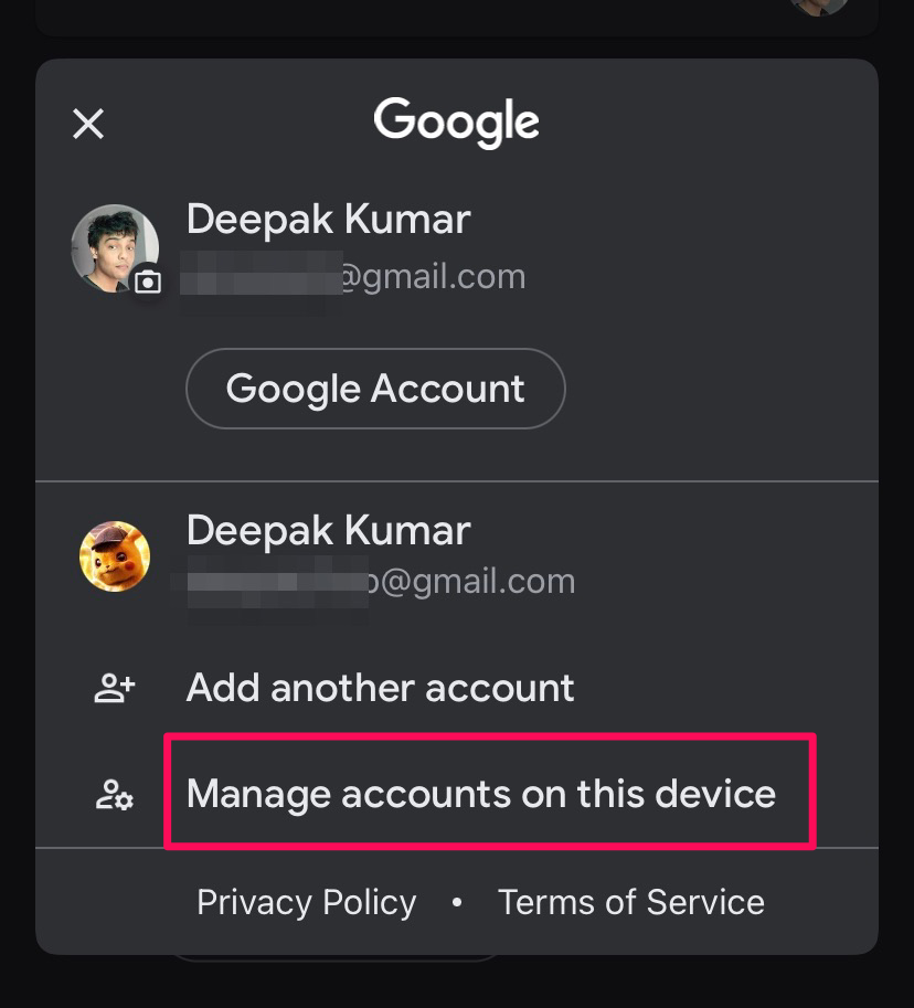 How to Remove Gmail Account on iPhone and iPad 3 Manage accounts on this device