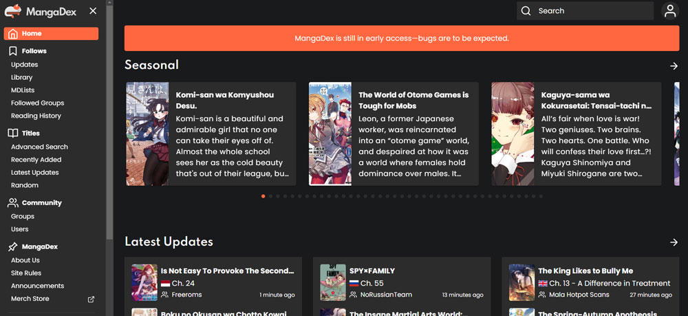 10 Best Free Sites to Read Manga Online in 2022 3 Mangadex
