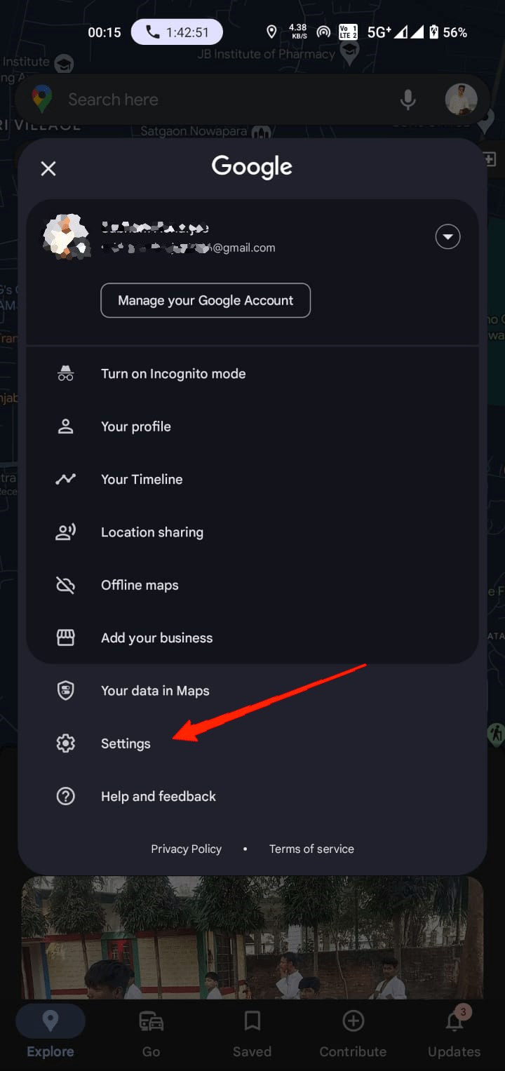 How to Fix Google Maps Live View Grayed Out or Not Working 3 Now, go to Settings