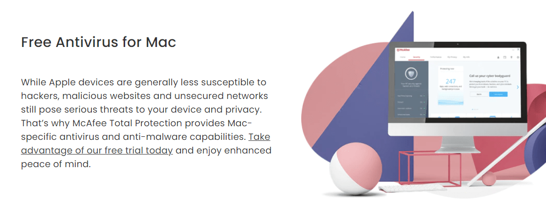 7 Best Free Antivirus for Mac M1 Computer 7 Mcafee