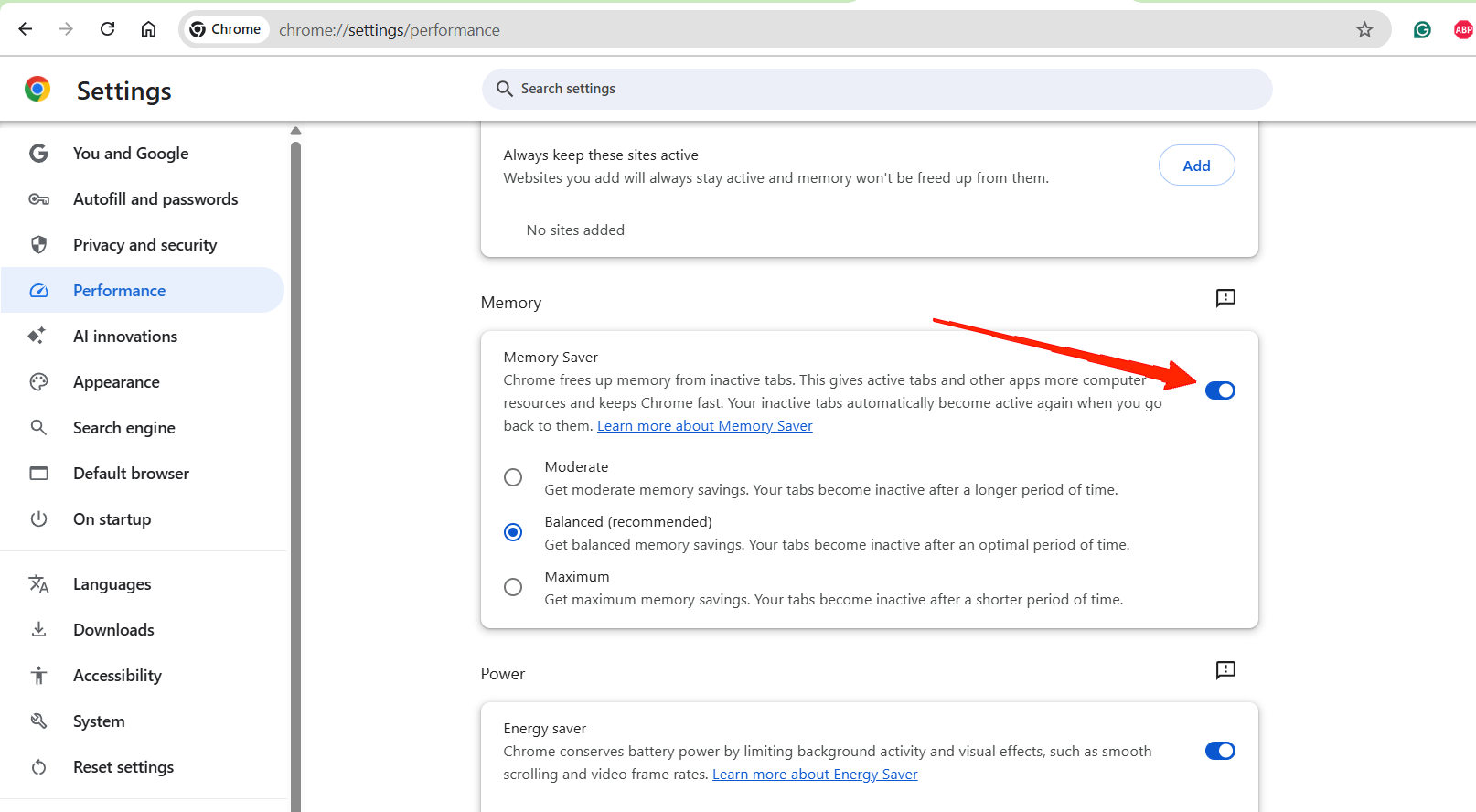 7 Hidden Features of Chrome Only Smart People Know 4 Memory Saver - The Most Underrated Feature Ever