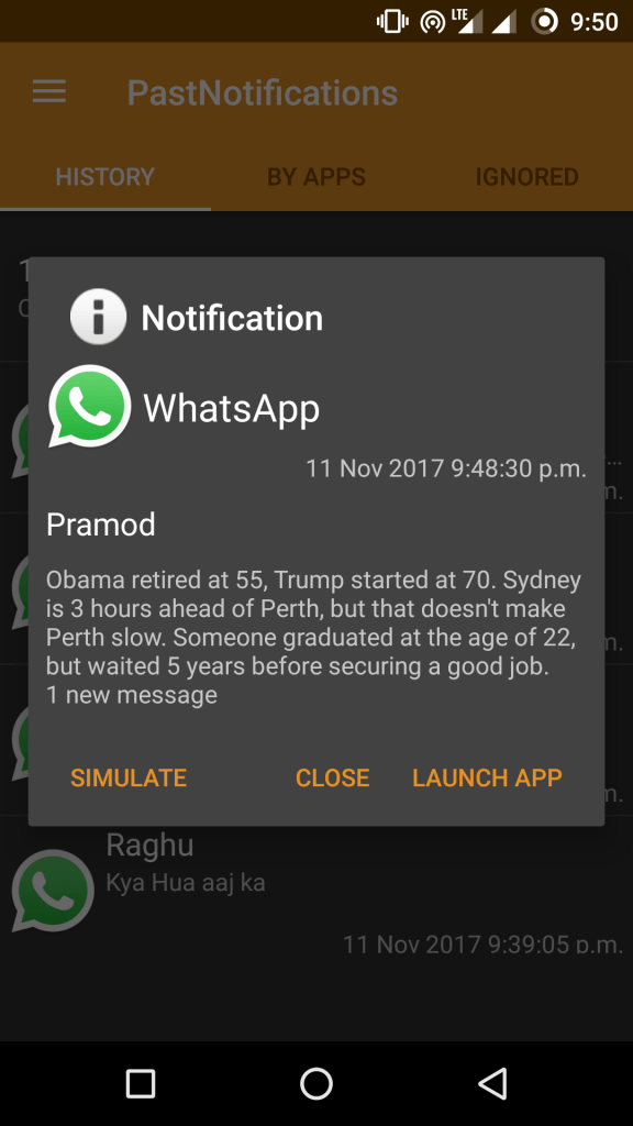 How to See a Sender Deleted WhatsApp Message on Android? 3 Message is Backup in the PastNotification Log