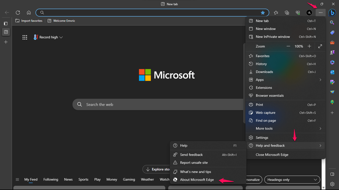 Bing Not Working on Edge Browser: Here's How to Fix it! 9 Update Microsoft Edge