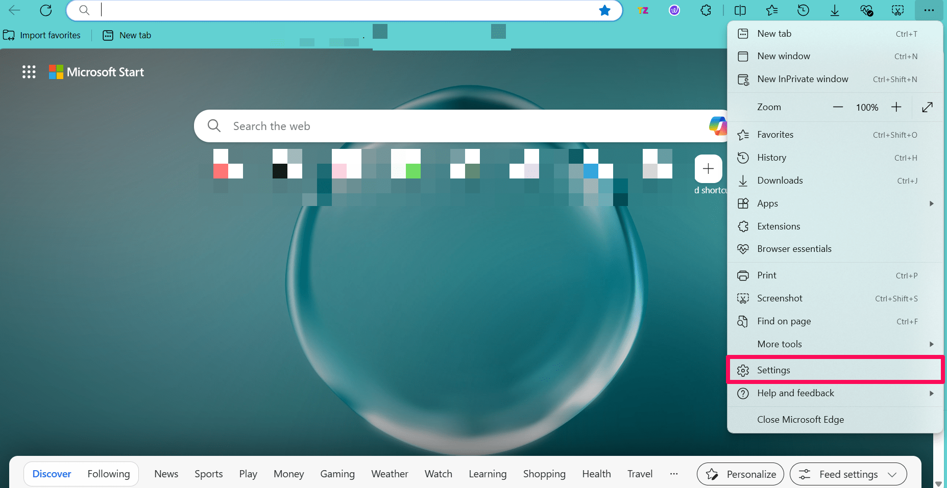How to Turn On or Off Startup Boost in Microsoft Edge 2 Click on the three dots and choose Settings