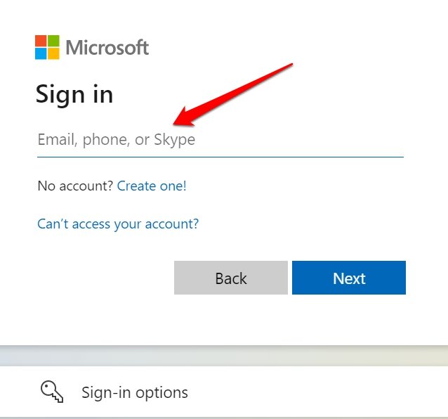 Microsoft Sign In
