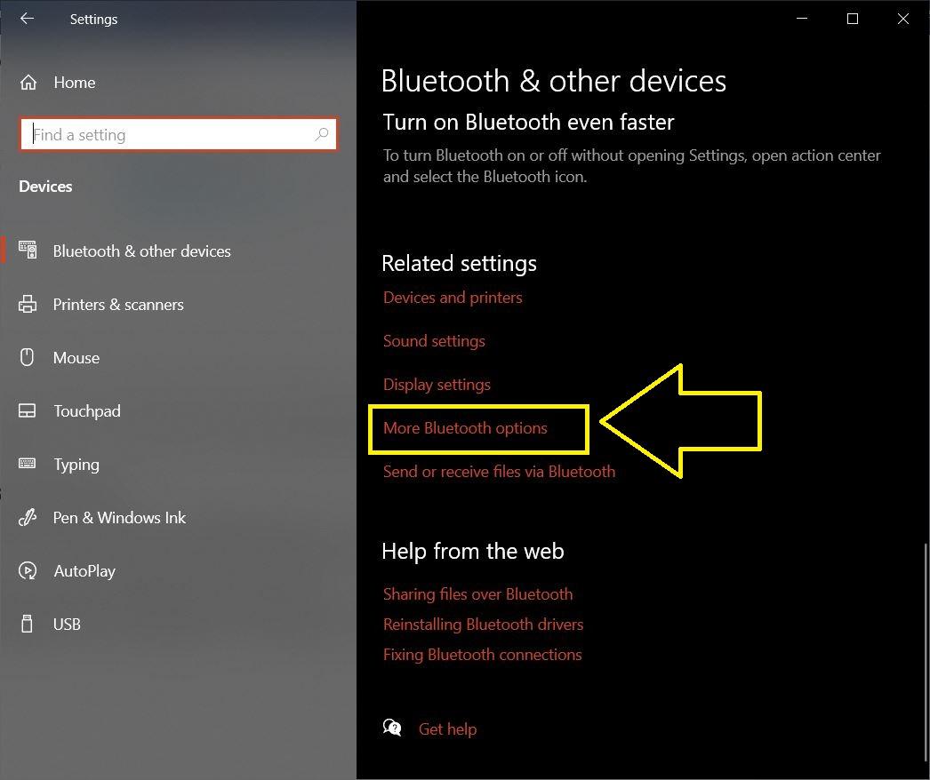More Bluetooth Options