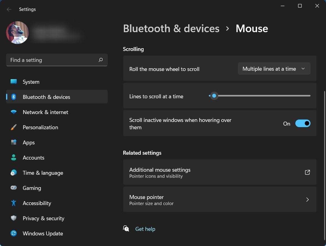 Mouse Settings Windows 11