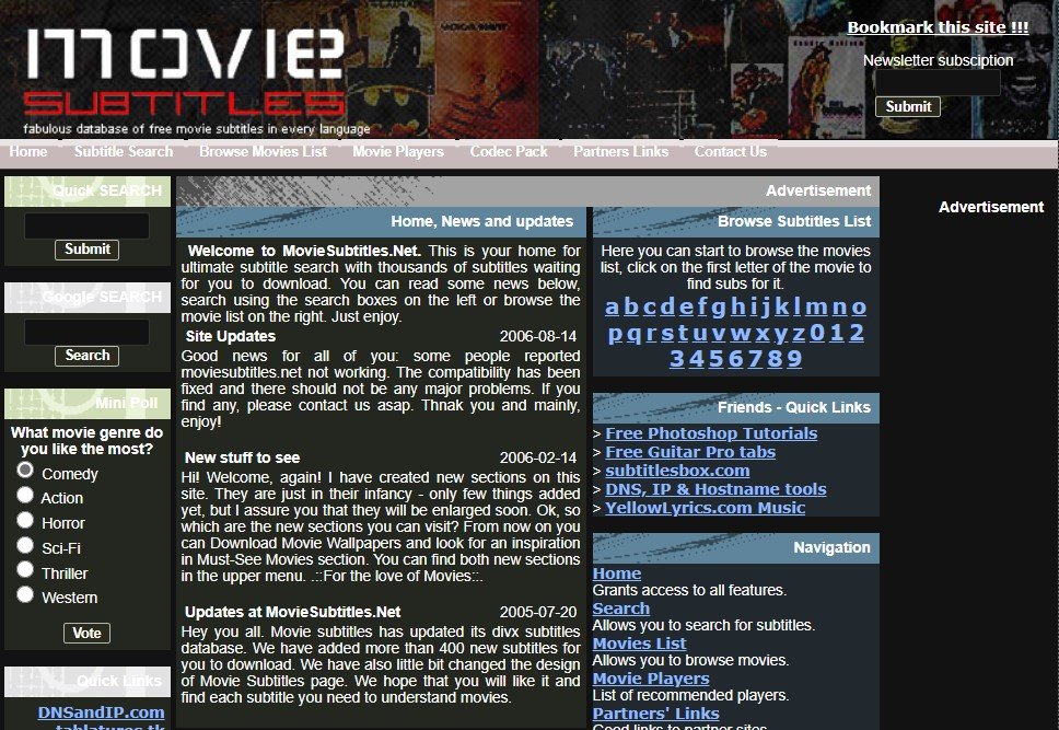 15 Best Sites to Download Free Subtitles: Movies & TV Shows 10 MovieSubtitles.org