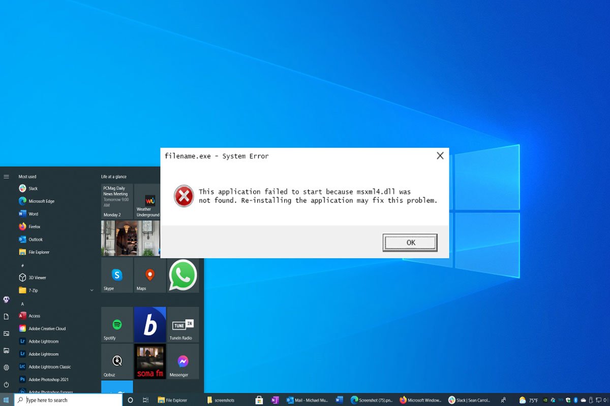 How to Fix Msxml4.dll Not Found or Missing Errors