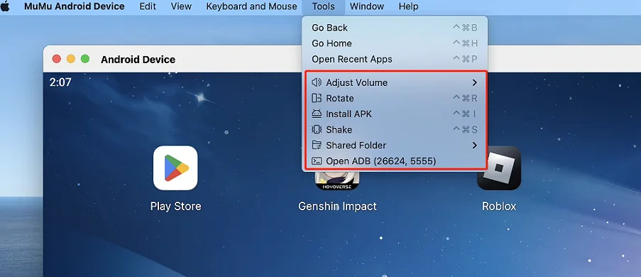 Android emulators that actually work on Apple Silicon Mac 4 Mumu Player Interface