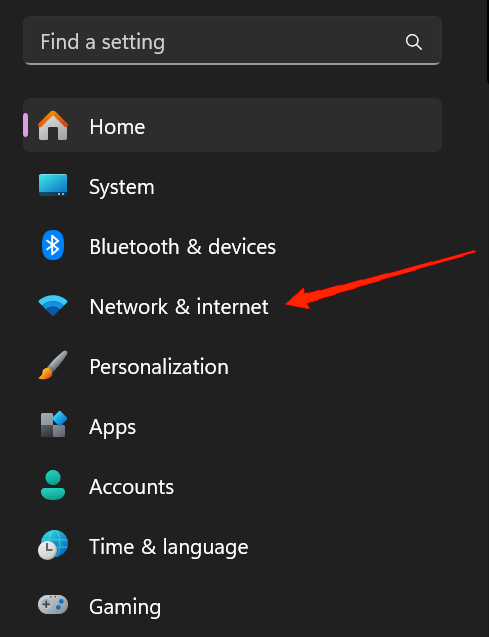 How to Find Wi-Fi Password in Windows 11 3 select Network & Internet