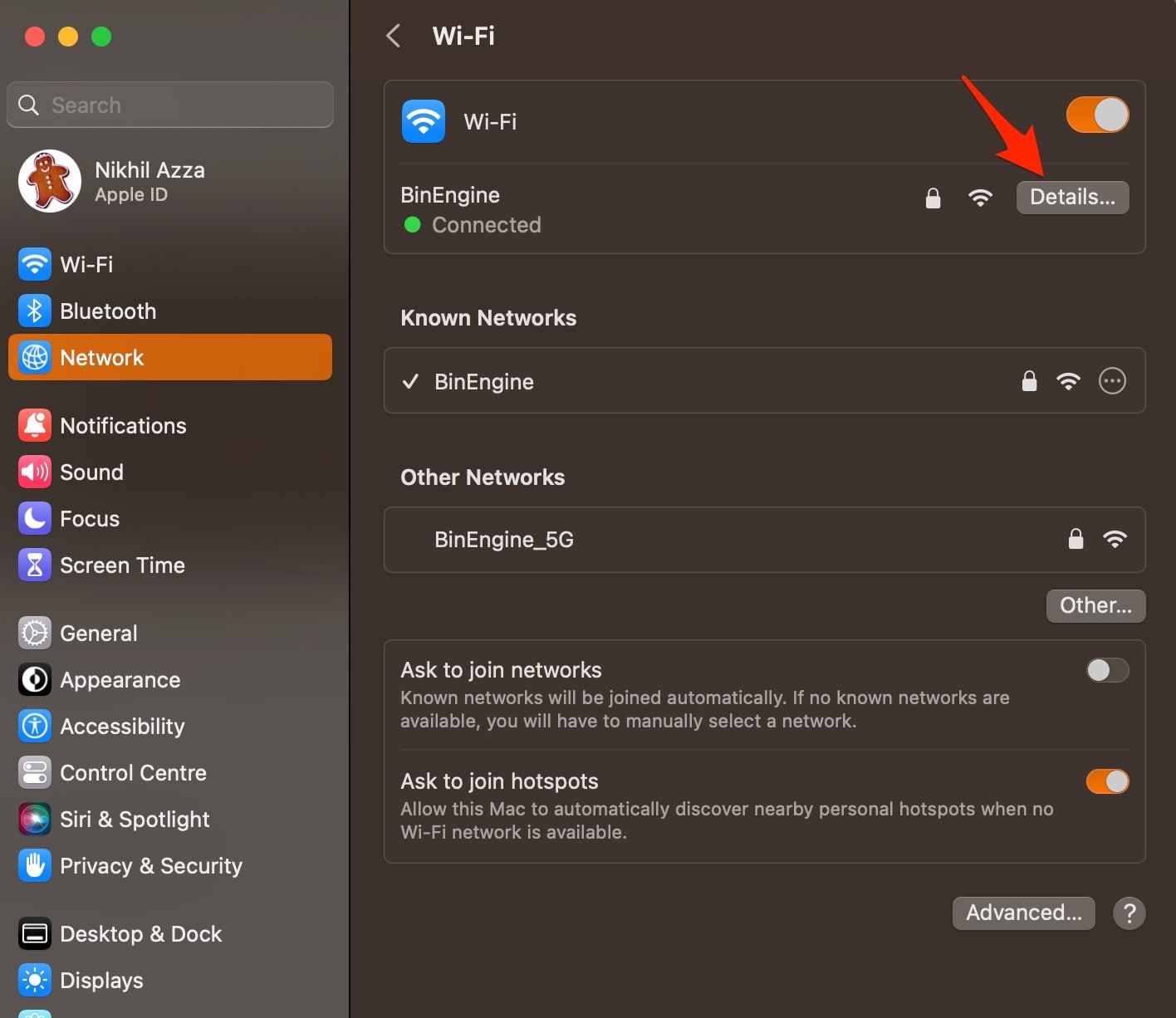 Network Details