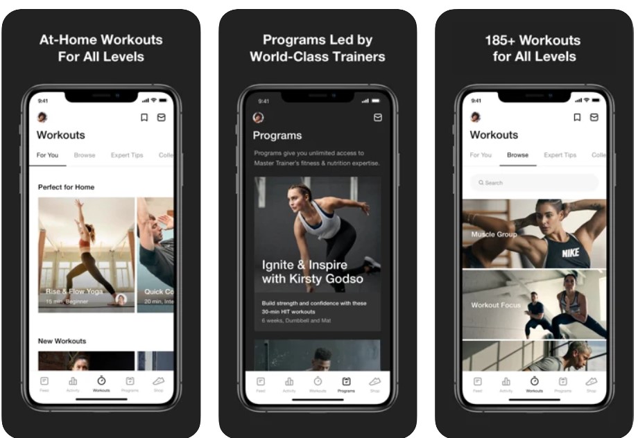 Top Best Exercise Apps for iPhone 3 Nike Training Club