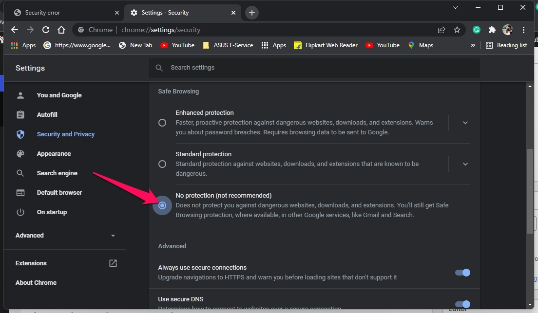 How to Fix Chrome Error 'The Site Ahead Contains Harmful Programs'? 7 No Protection