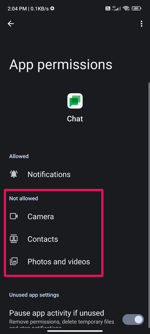 How to Fix Google Chat Not Working on Android? 13 App Permissions