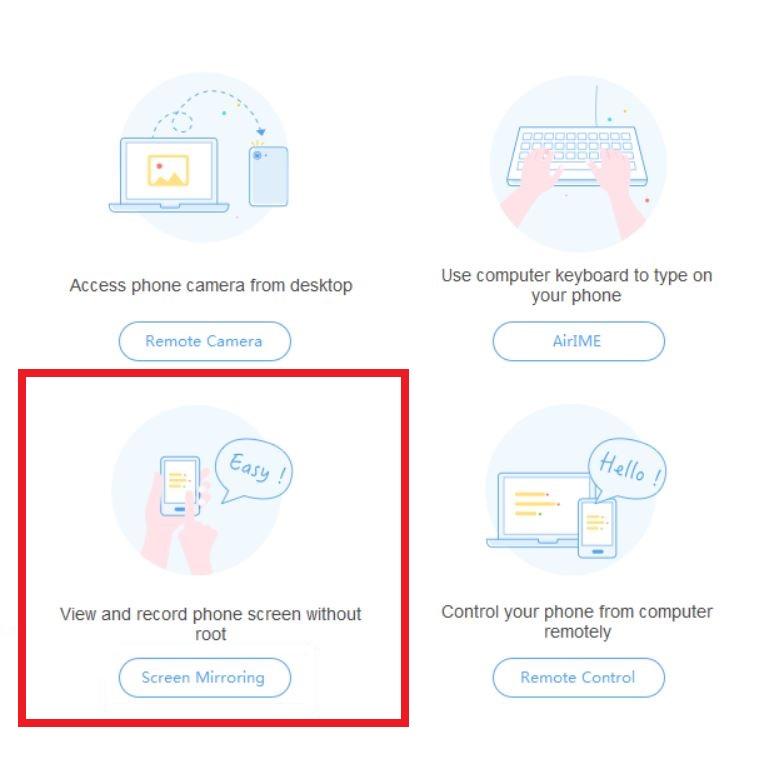 How to Screen Cast Android to Windows 10? 14 Now you need to select the Screen Mirroring option